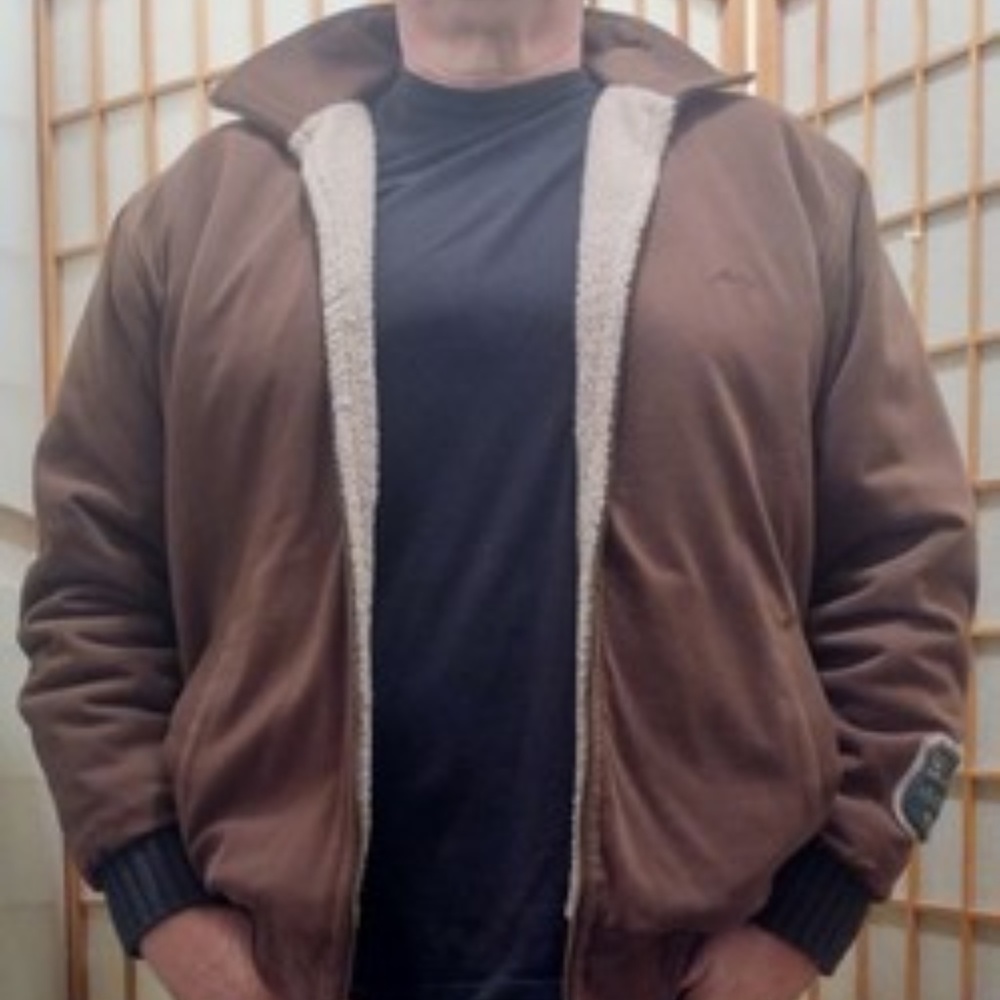 HOBIE Bomber Jacket Knitted Wrist & Waist M